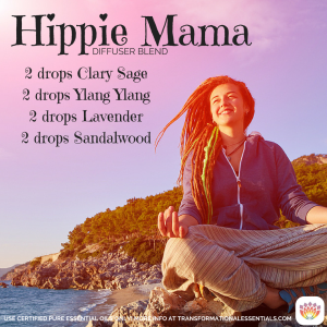 Dr. Marissa's Hippie Mama Blend for the Diffuser. 