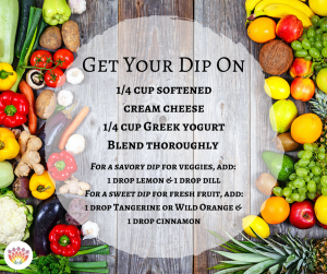 Essential Oil Fruit & Veggie Dip Transformational Essentials